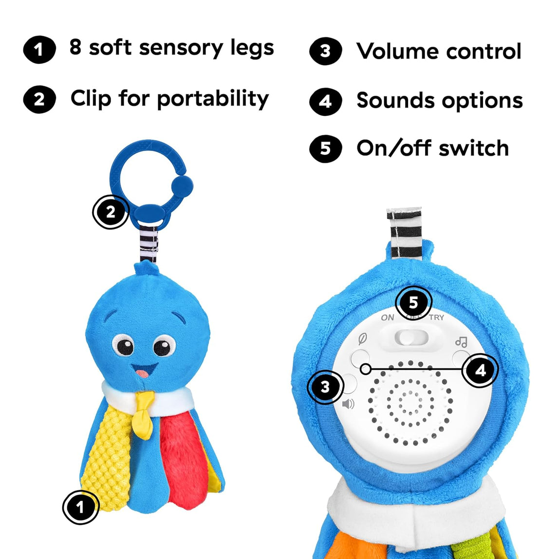 Baby Einstein Take Along Opus Soother 0 Month+