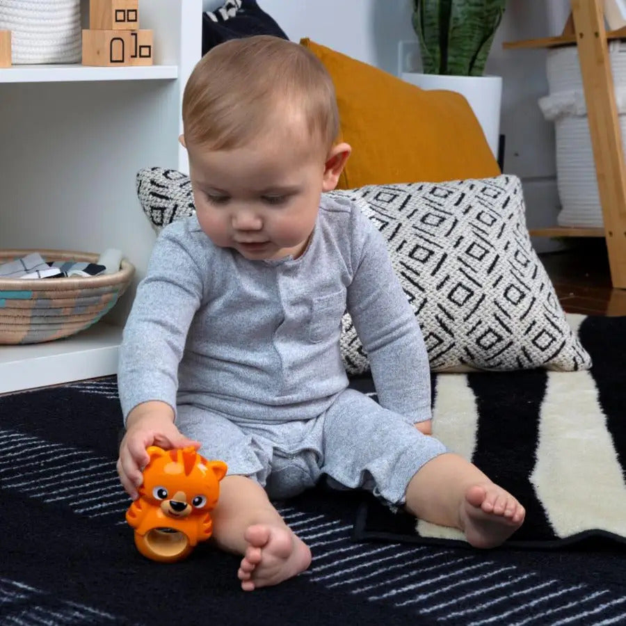 Baby Einstein Teethe & Wobble Tiger Teether Toy 3M+