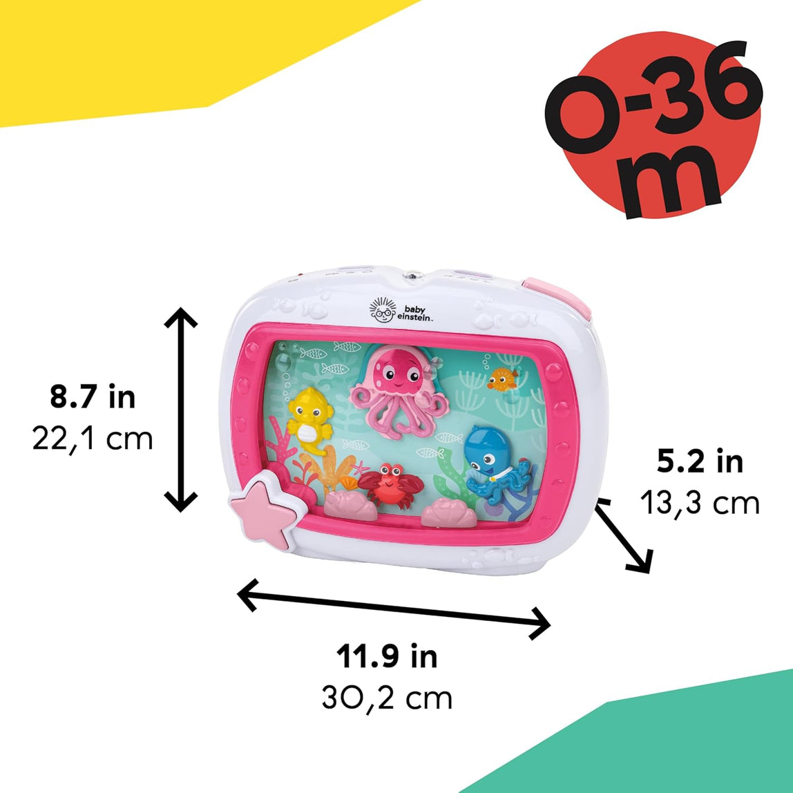 Baby Einstein Sea Dreams Soother Crib Toy Pink