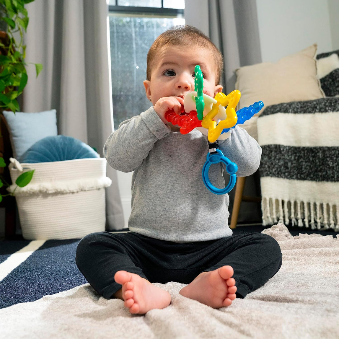Baby Einstein Sea of Sensory Teether Toy - 3M+