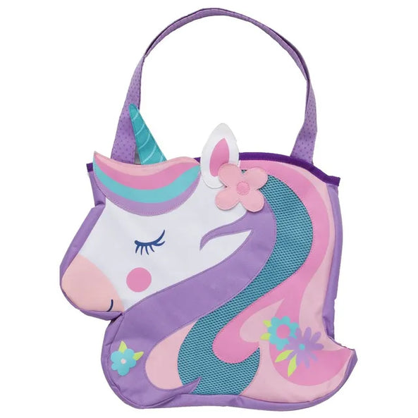 Stephen Joseph Beach Tote with sand toy play set - Unicorn