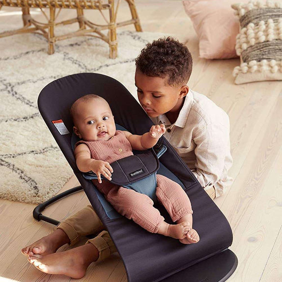 BabyBjorn Bouncer Balance Soft - Black/Dark Grey - MamaApp