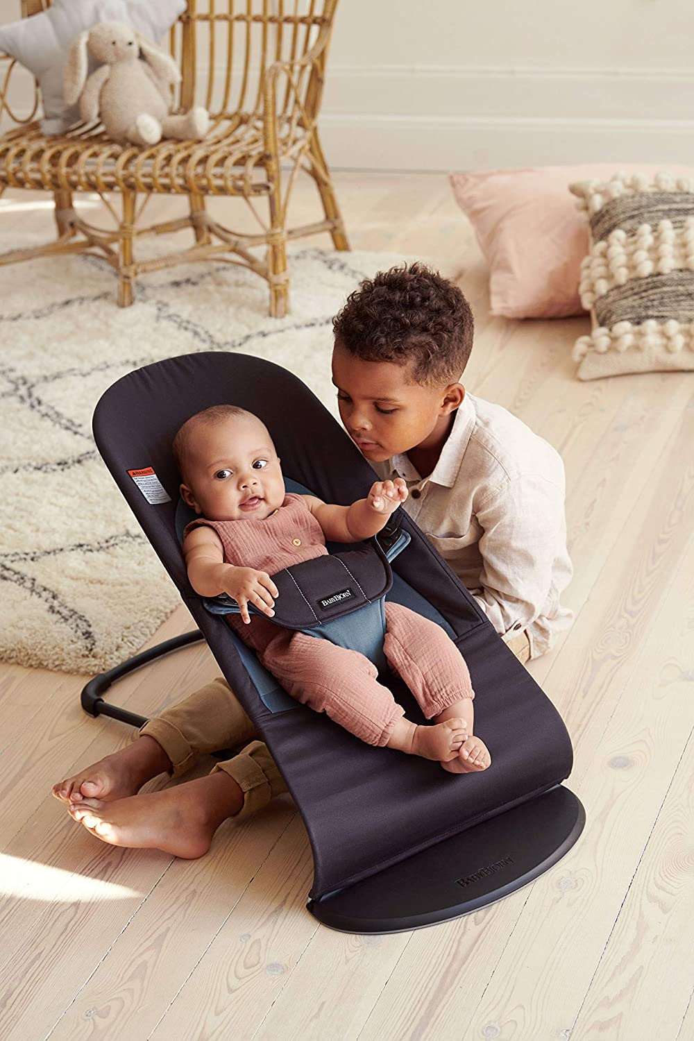 BabyBjorn Bouncer Balance Soft - Black/Dark Grey