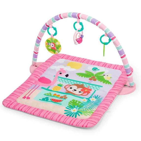 Bright StartsPink Palms Tiki Toy Bar Activity Gym (0Month+)