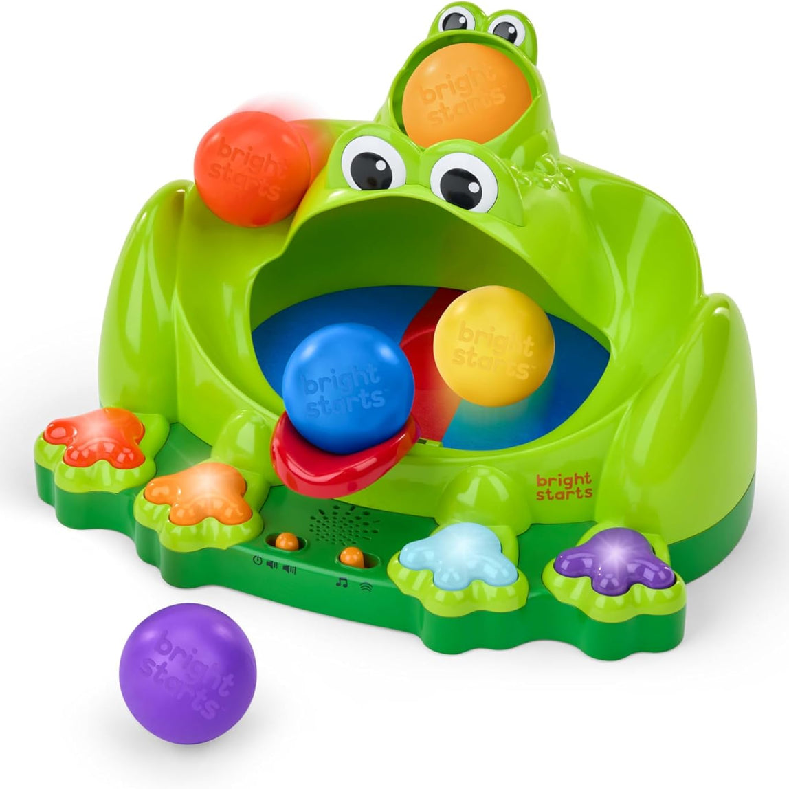 Bright Starts Poppin' Ball Frog Ball Play Toy 6M+