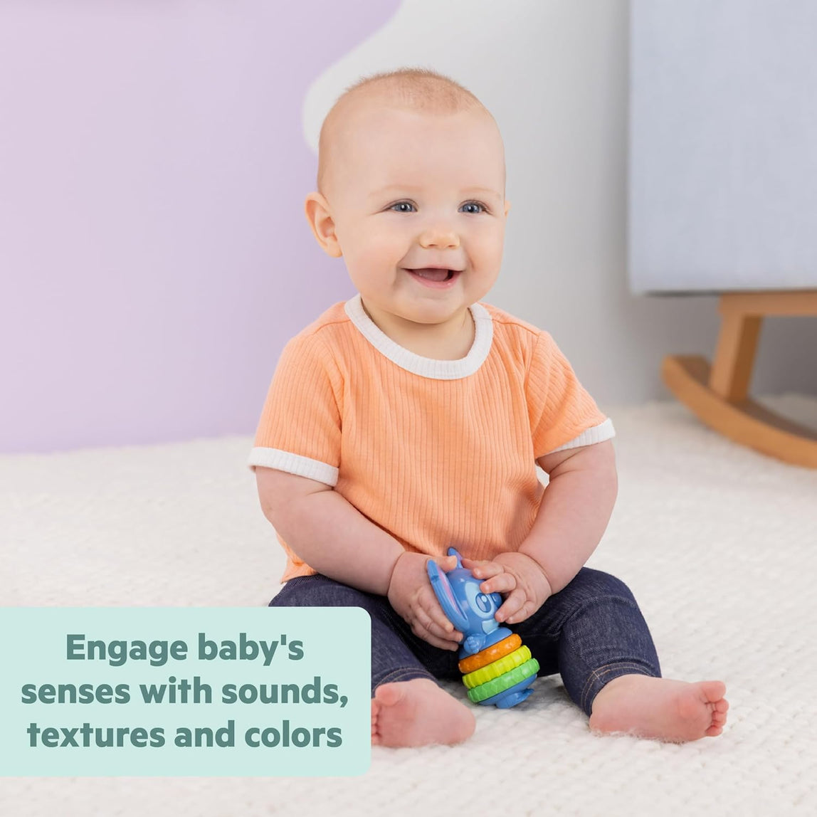 Bright Starts Stitch Twist-a-Stitch Fidget Toy