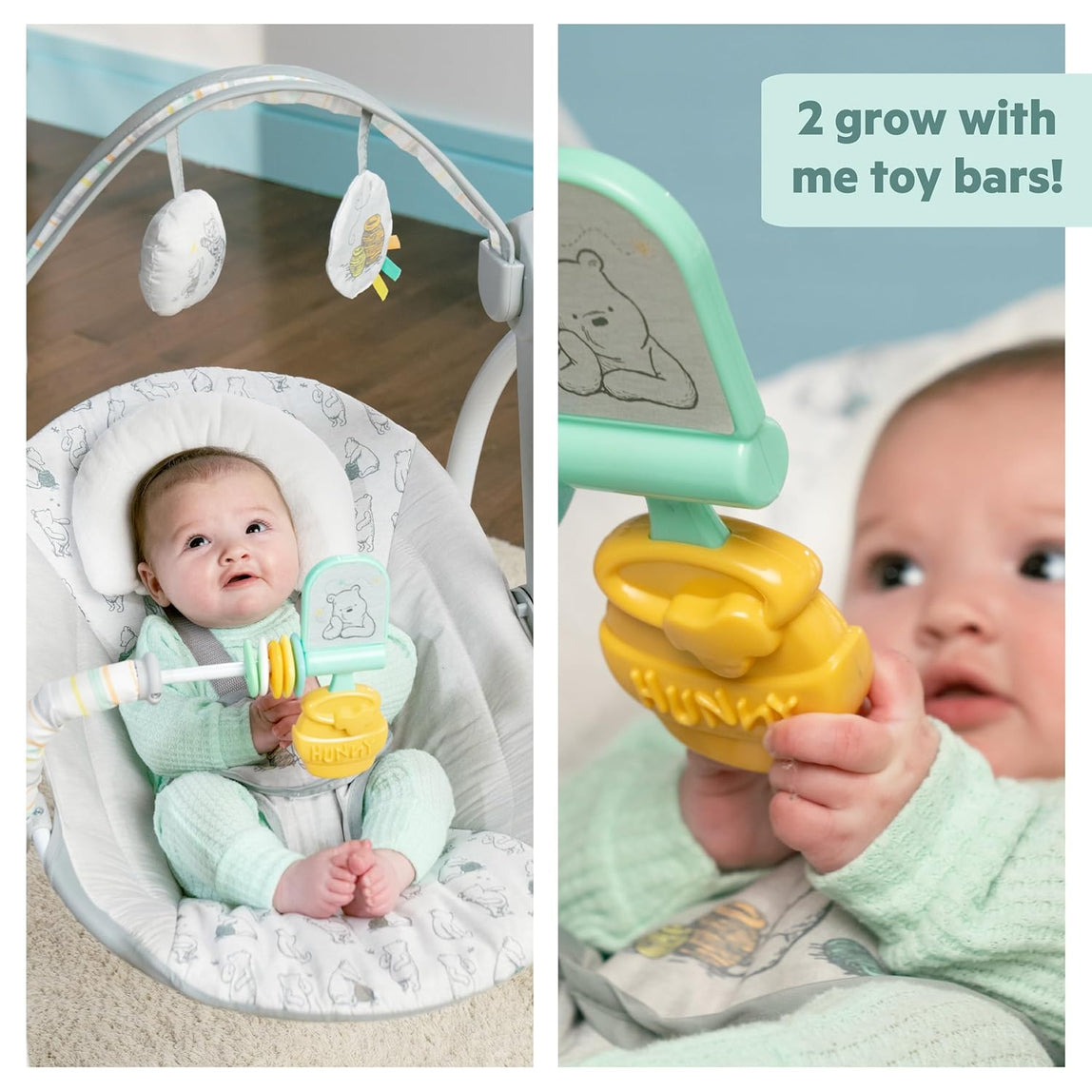 Bright Starts Winnie the Pooh Classic Pals Milestone Swing (0-9M)