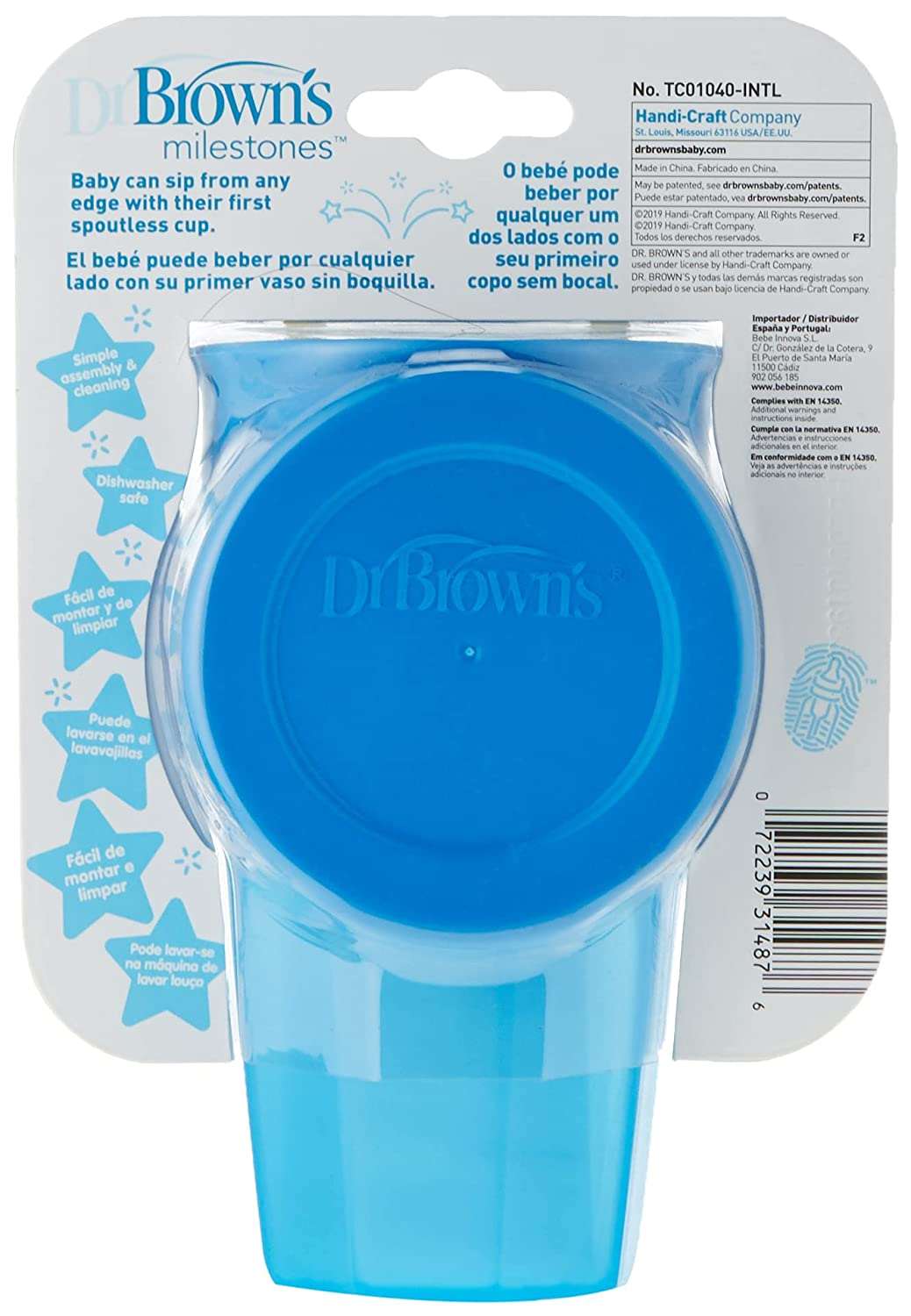 Dr. Brown's Cheers 360 Spoutless Transition Cup 300ml