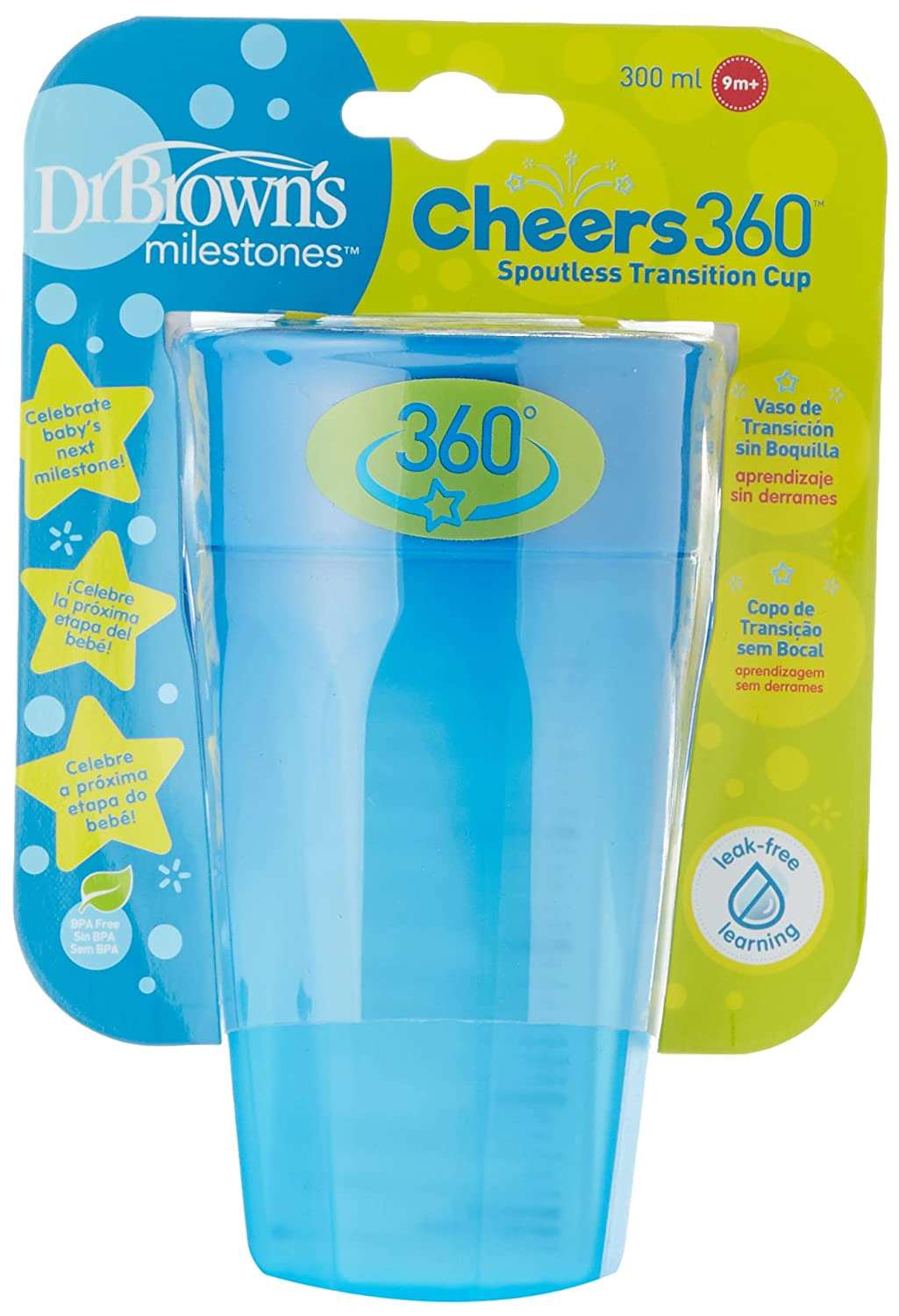 Dr. Brown's Cheers 360 Spoutless Transition Cup 300ml