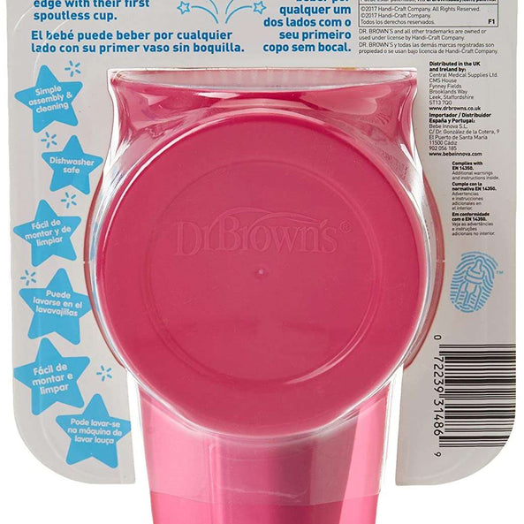 Dr. Brown's Cheers 360 Spoutless Transition Cup 300ml