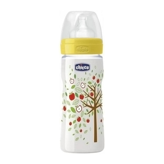 Chicco Bottle Well Being Unisex 330 ml Fast Silicone - MamaApp
