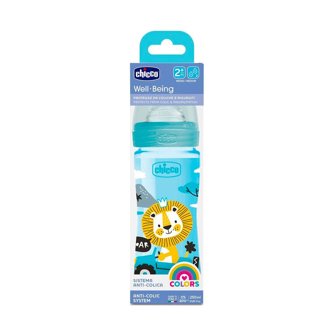 Chicco Bottle Well Being Medium 250 ml - MamaApp
