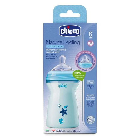 Chicco Natural Feeling Bottle 6+ Months 330 ml