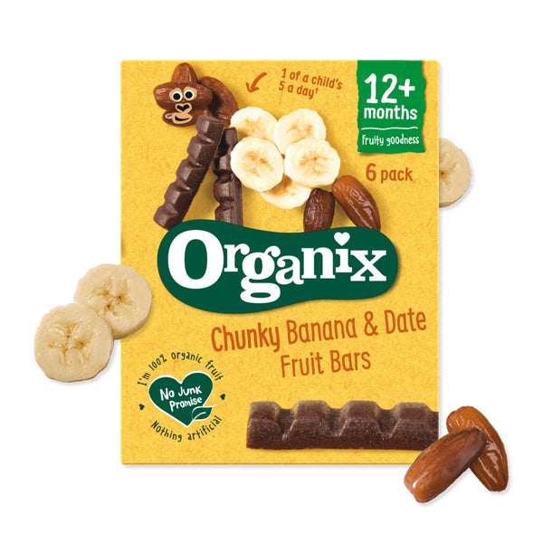 Organix Chunky Banana & Date Organic Fruit Bars