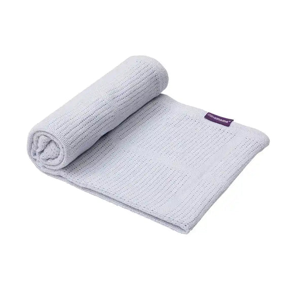 ClevaMama Cellular Blanket - Blue - MamaApp