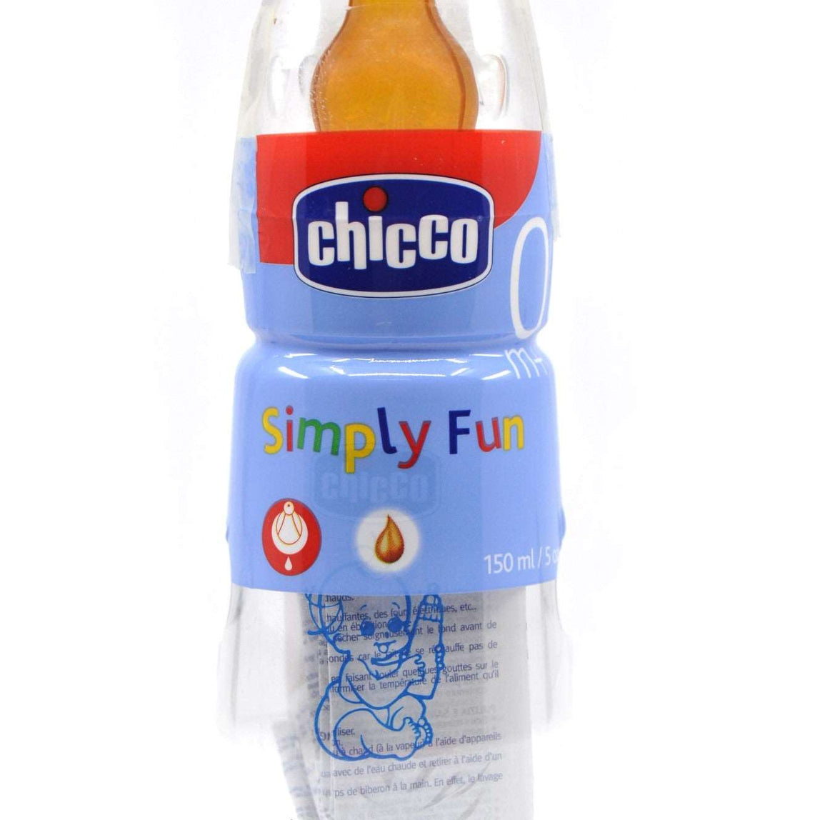 Chicco Simple Fun Feeding Bottle 150 ml Latex - MamaApp