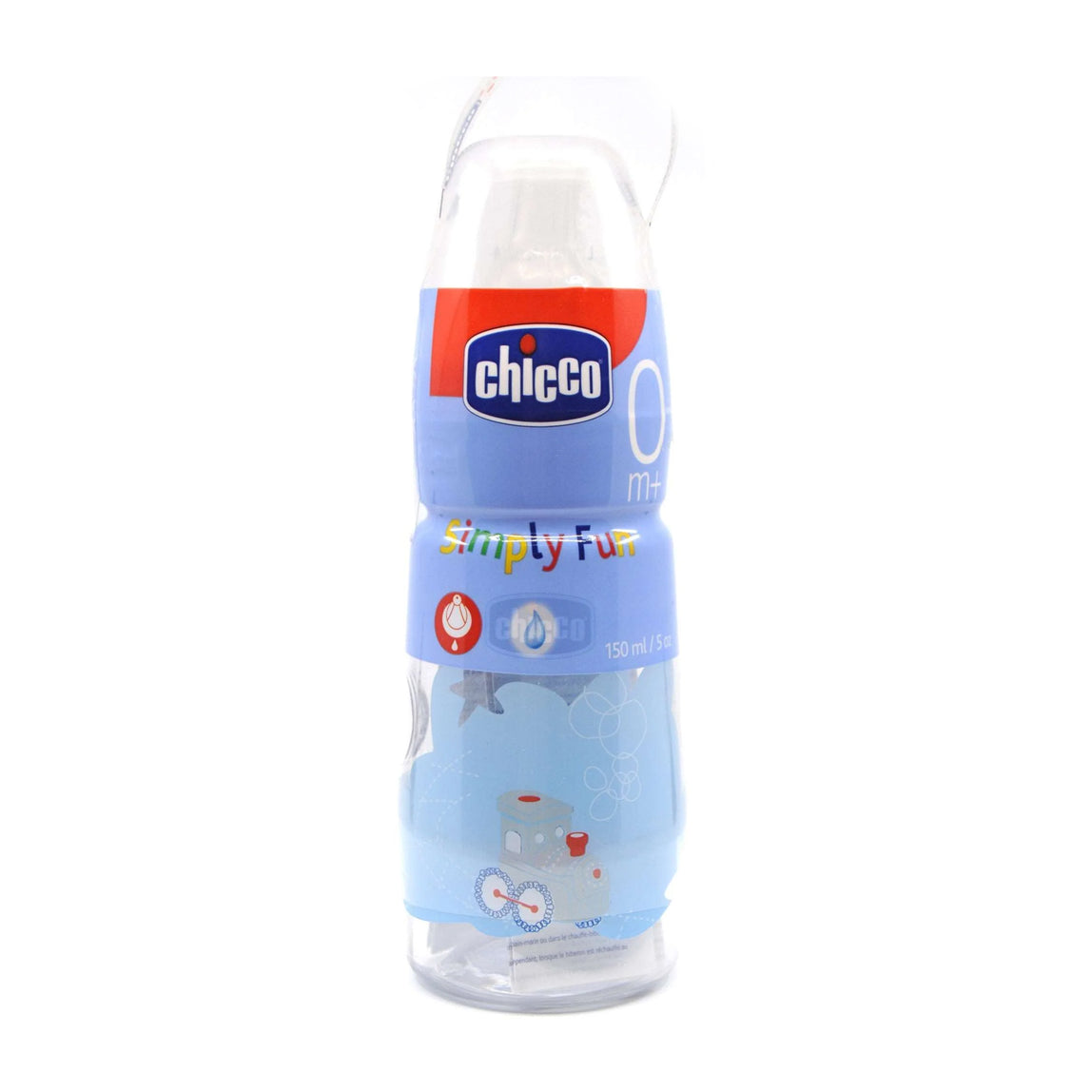 Chicco Simple Fun Feeding Bottle 150 ml Silicone - MamaApp