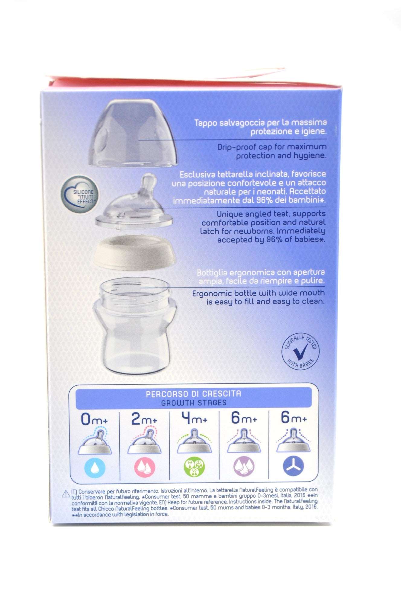 MamaApp Chicco Natural Feeling Bottle 0+ Months 150 ml
