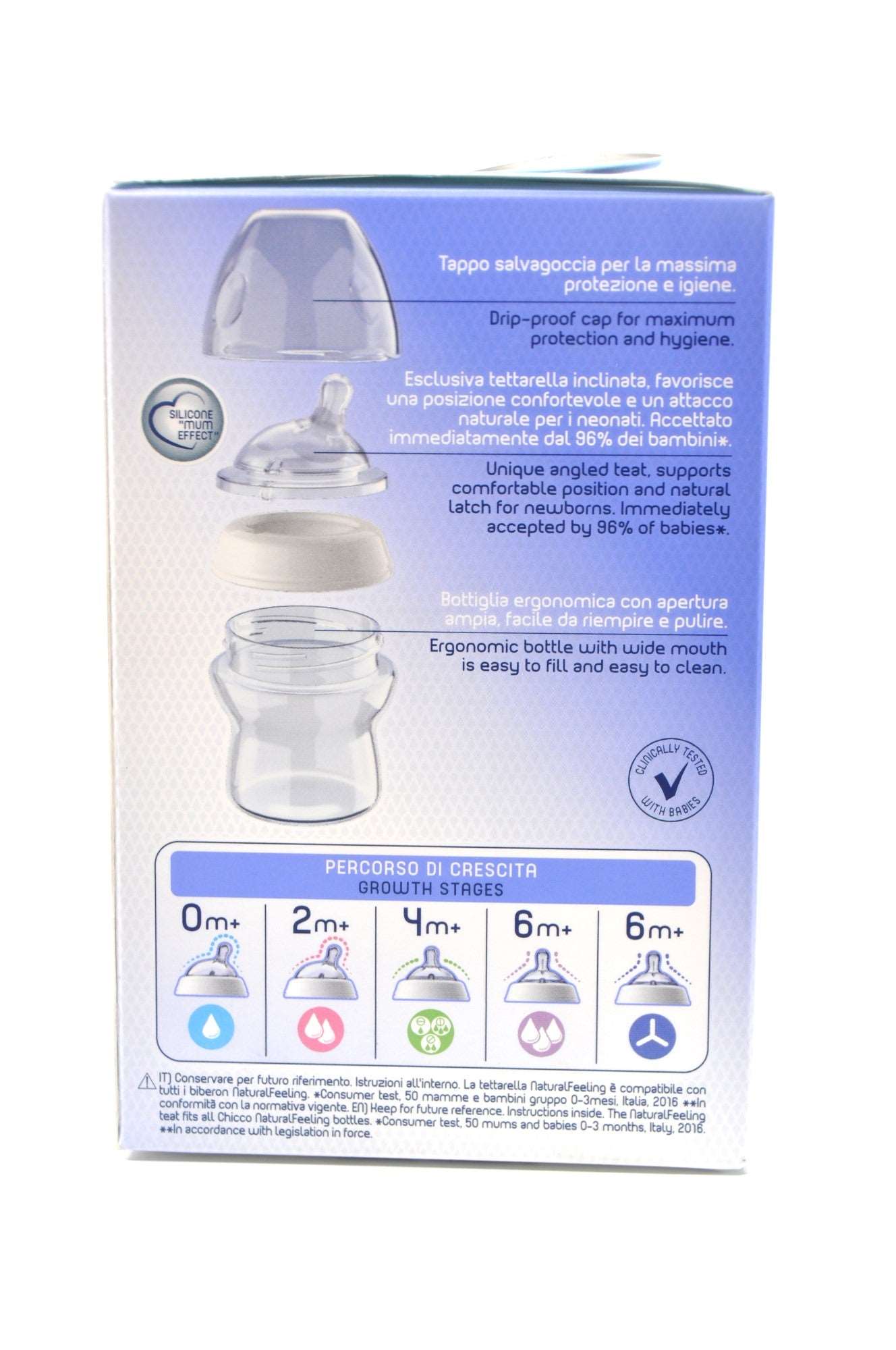 MamaApp Chicco Natural Feeling Bottle 0+ Months 150 ml