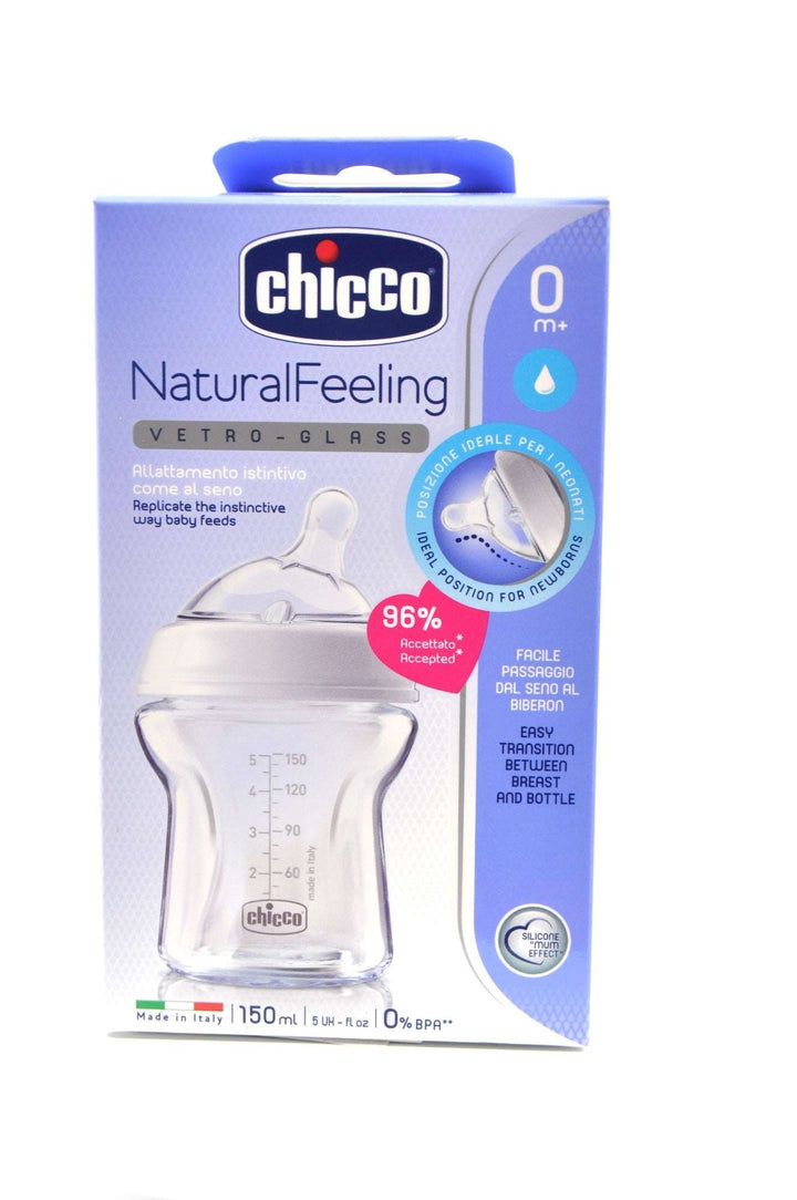 Chicco Feeding Bottle Natural Feeling Glass 0+ Months