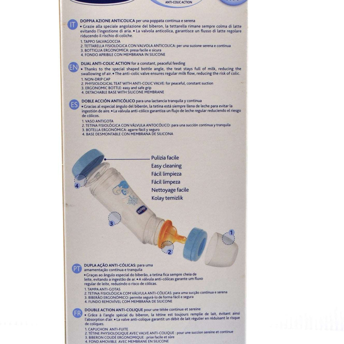 Chicco Feeding Bottle Angled 250 ml Regular Latex - MamaApp