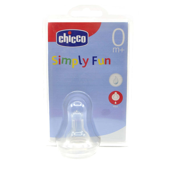 Chicco Simple Fun Feeding Silicone Teat 0+ Months