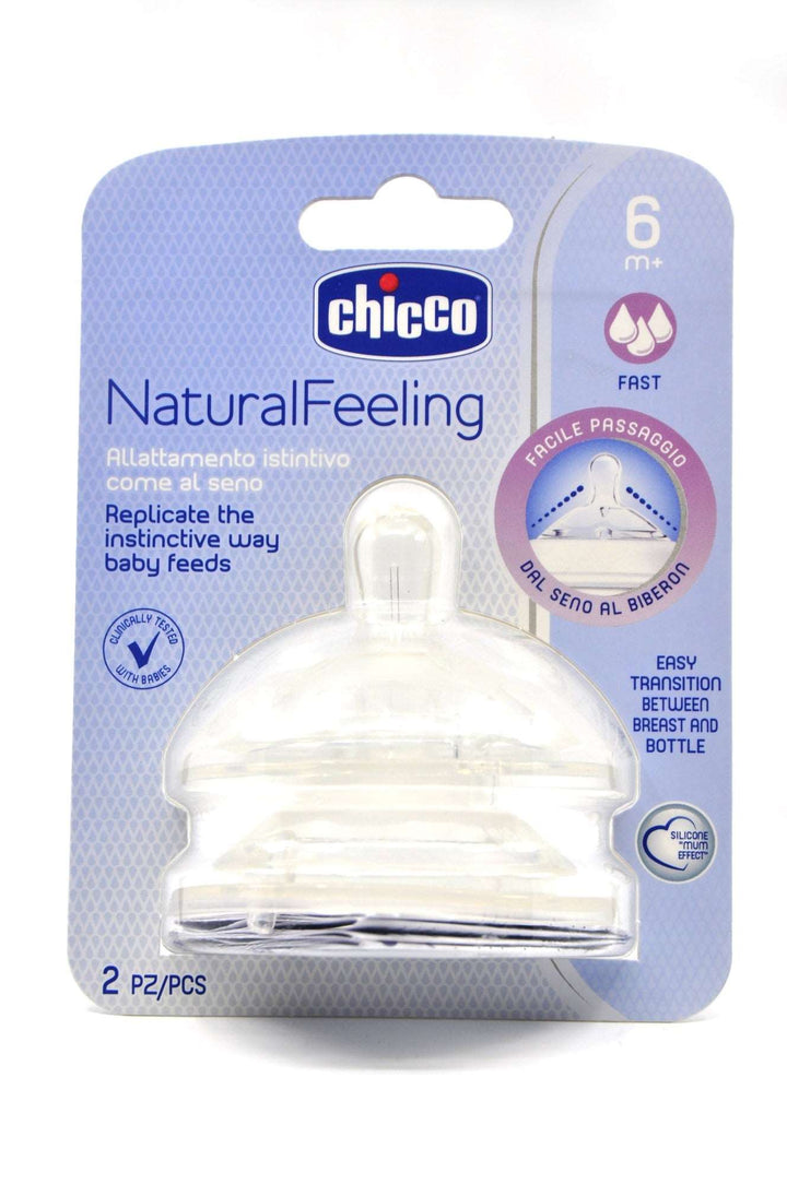 Chicco Teat Natural Feeling 6+ Months 2 Pcs
