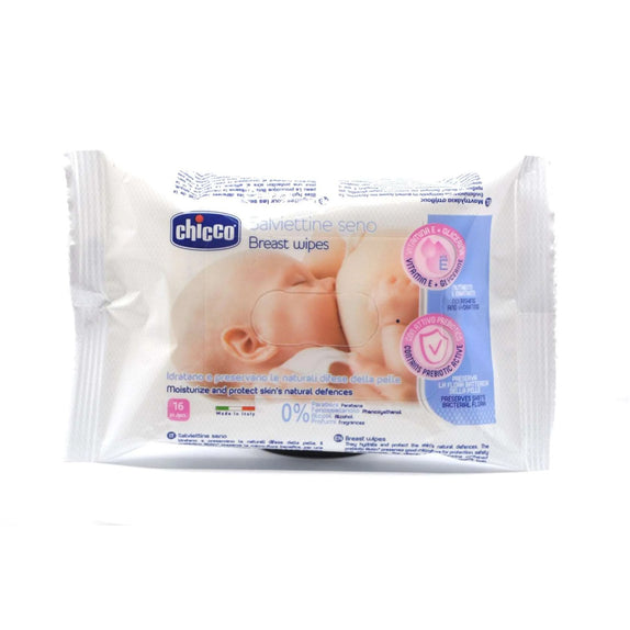 Chicco Cleansing Breast Wipes 16s - MamaApp