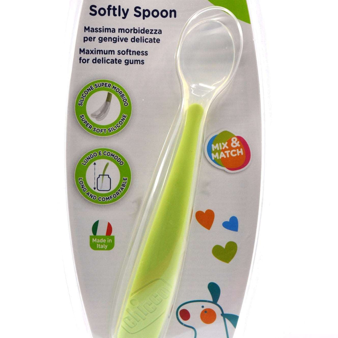 MamaApp Chicco Soft Silicone Spoon