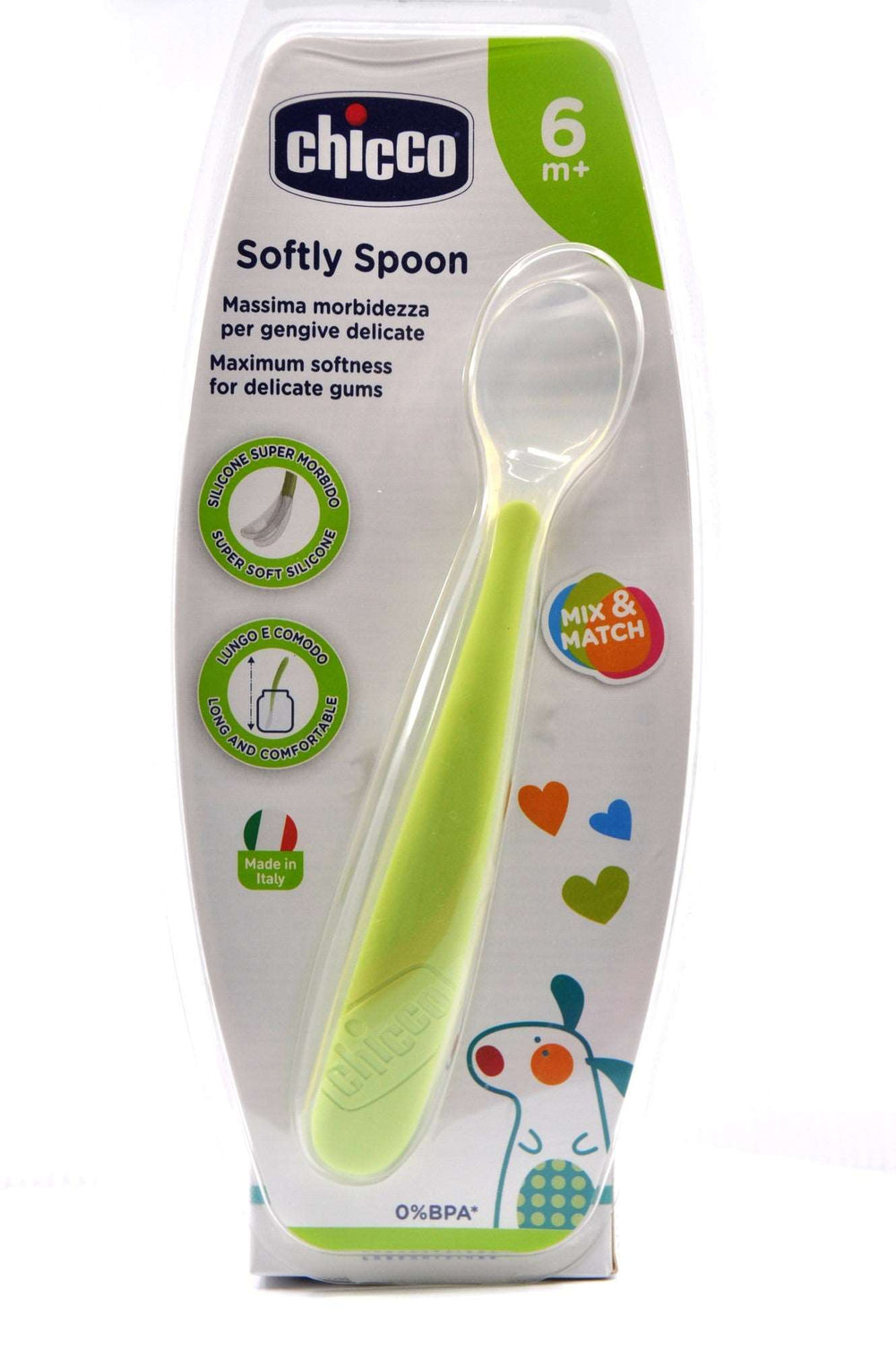 MamaApp Chicco Soft Silicone Spoon