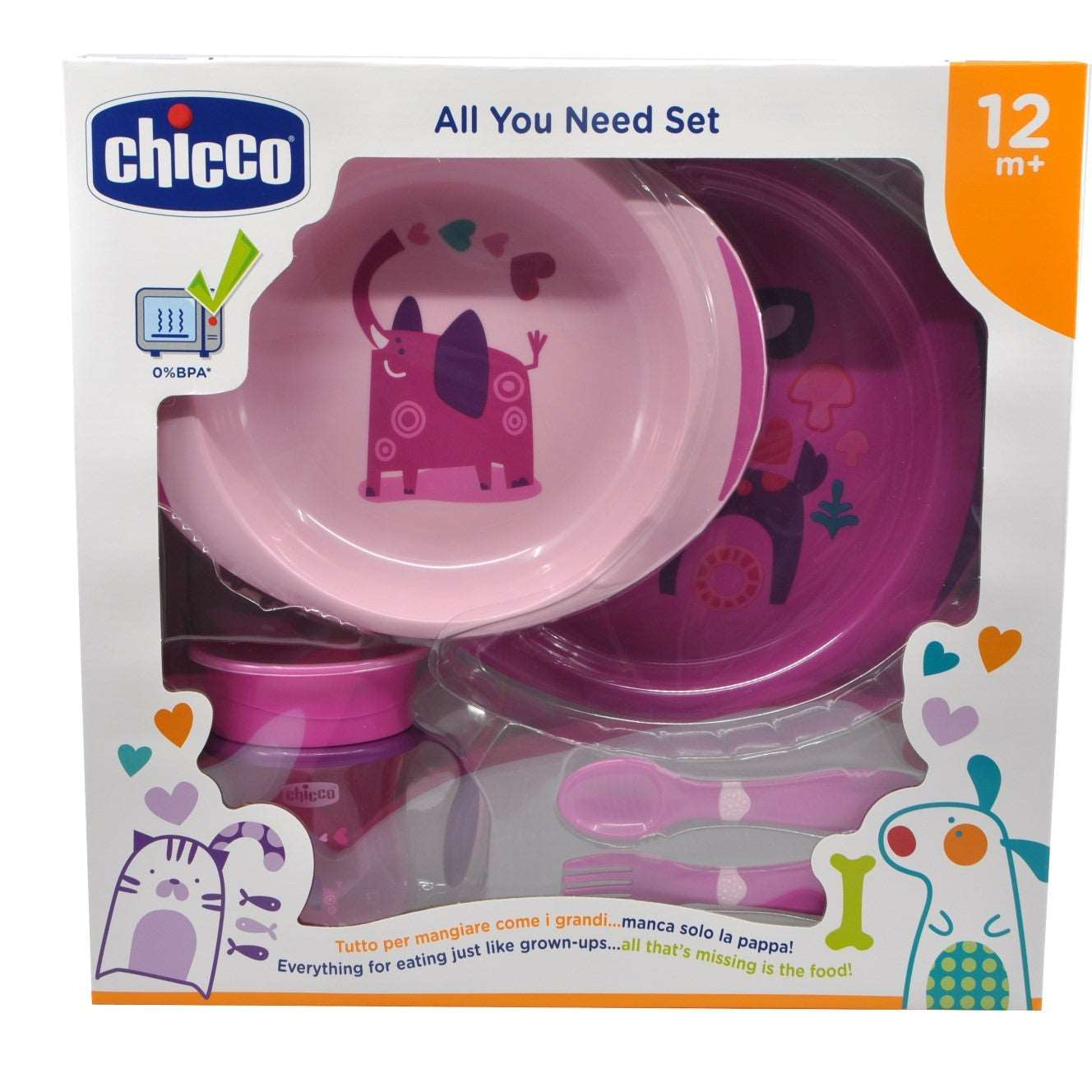 MamaApp Chicco Weaning Set For Boys and Girls