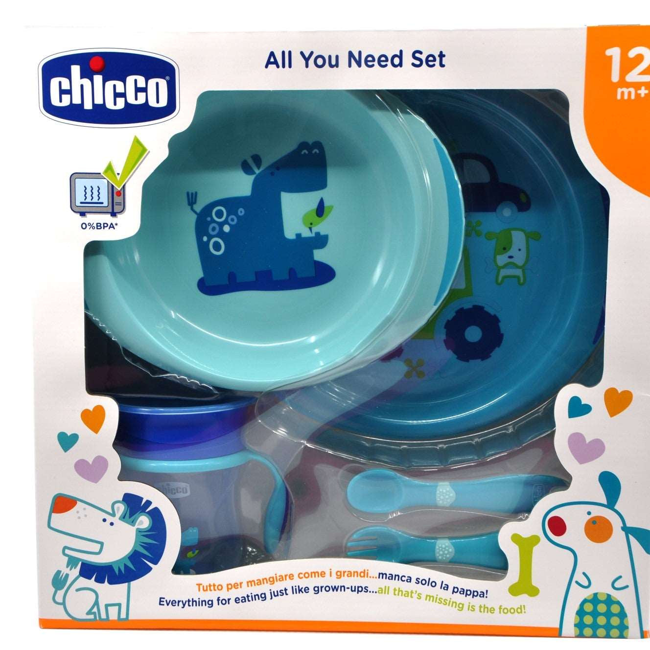MamaApp Chicco Weaning Set For Boys and Girls