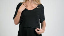 Everyday Nursing Dress - Black