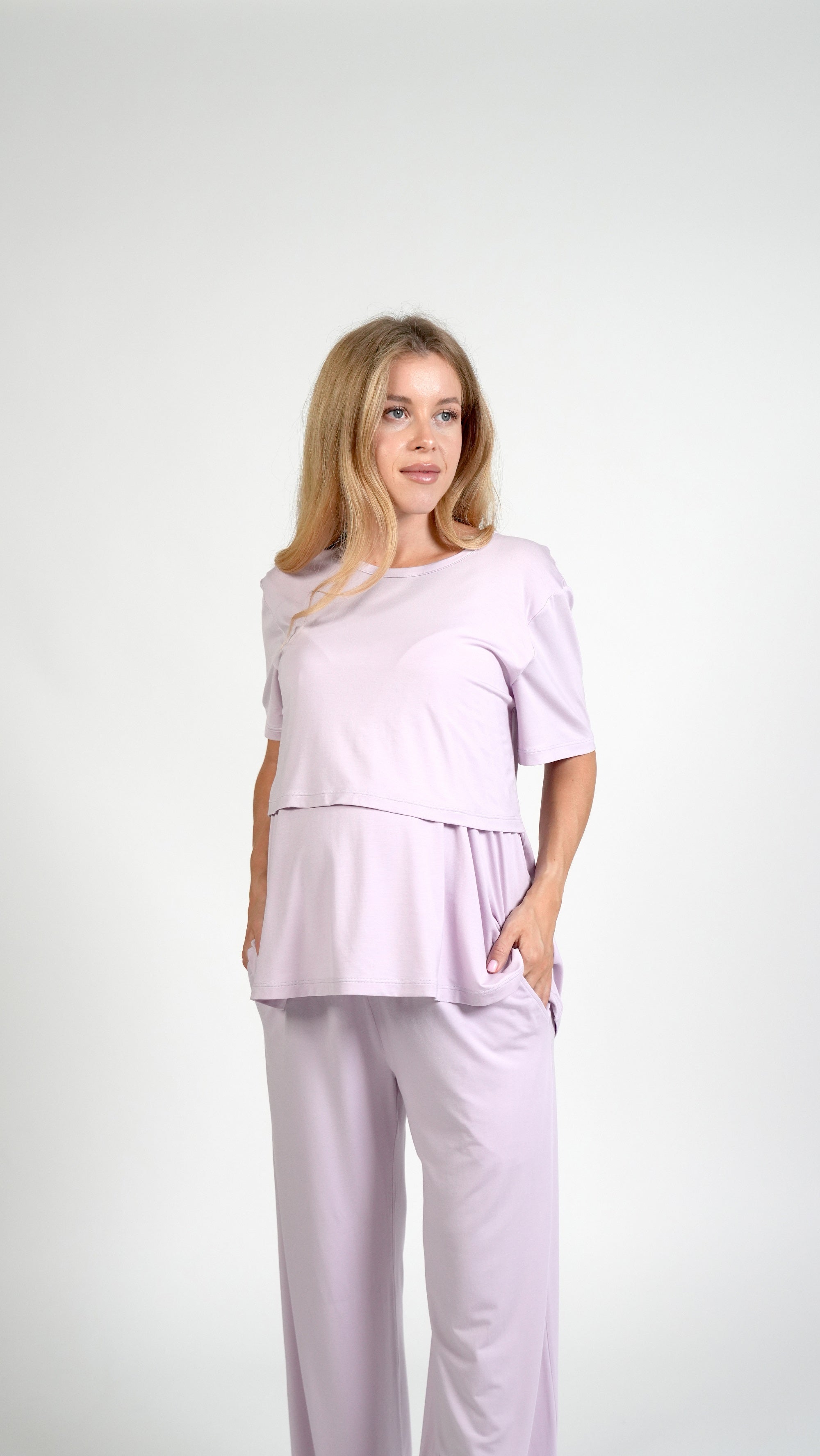 The Everyday Maternity Pants - Lavender