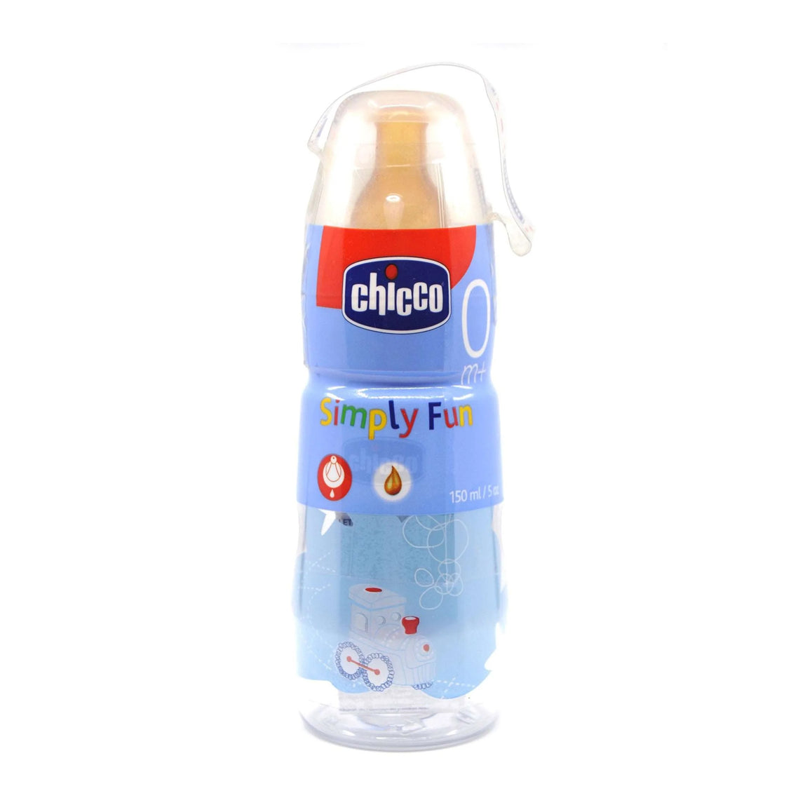 Chicco Simple Fun Feeding Bottle 150 ml Latex - MamaApp