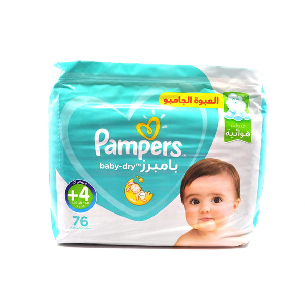 Pampers Baby Dry Diapers Size 4+