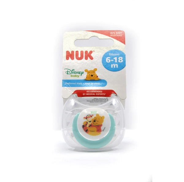 NUK Silicone Pacifier Disney Baby Winnie The Pooh 6-18 Months