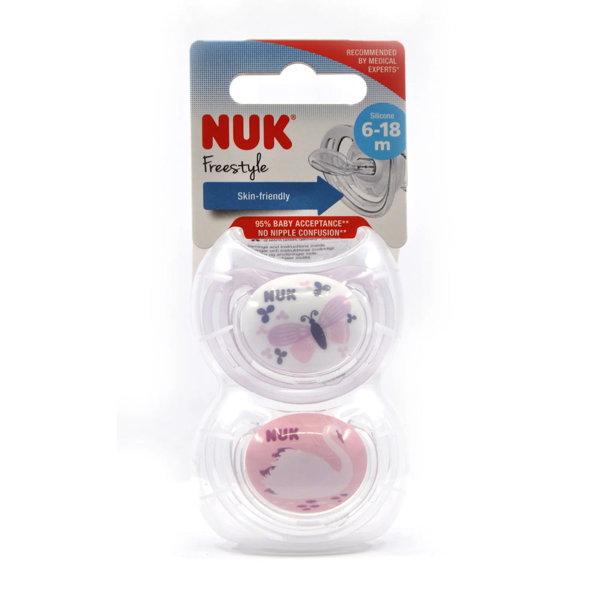 NUK Pacifier Silicone Size 2 Disney Winnie (2 Pcs) - MamaApp
