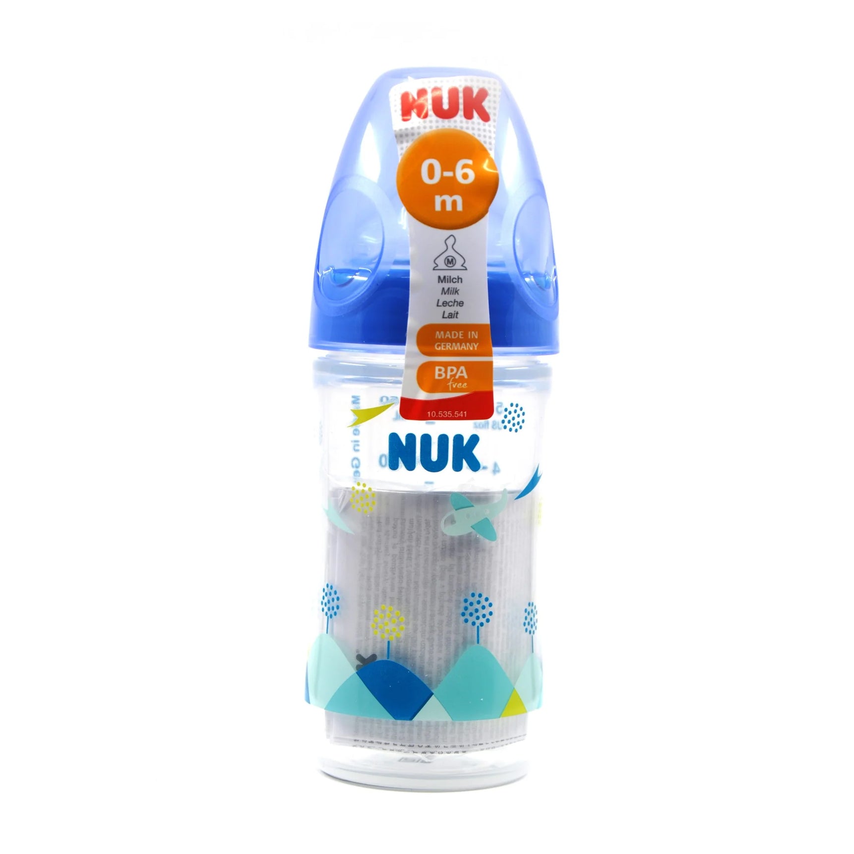 NUK Classic Love Plastic Bottle Silicone Size 1 150ml - MamaApp