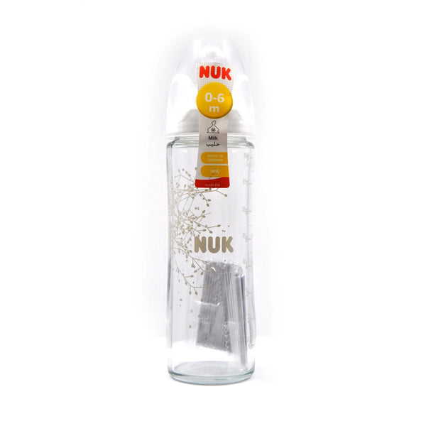 NUK Classic Glass Bottle  Silicone Size 1 240ml