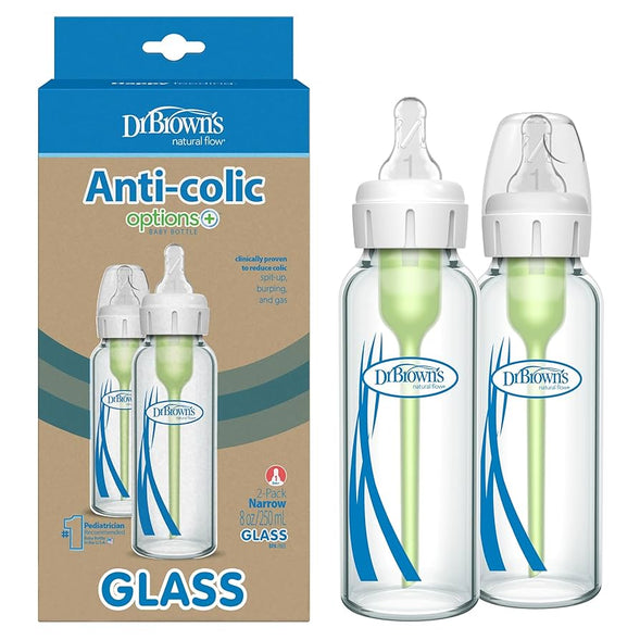 Dr. Brown's Natural Flow Glass Options+ Narrow Bottle 250 ml