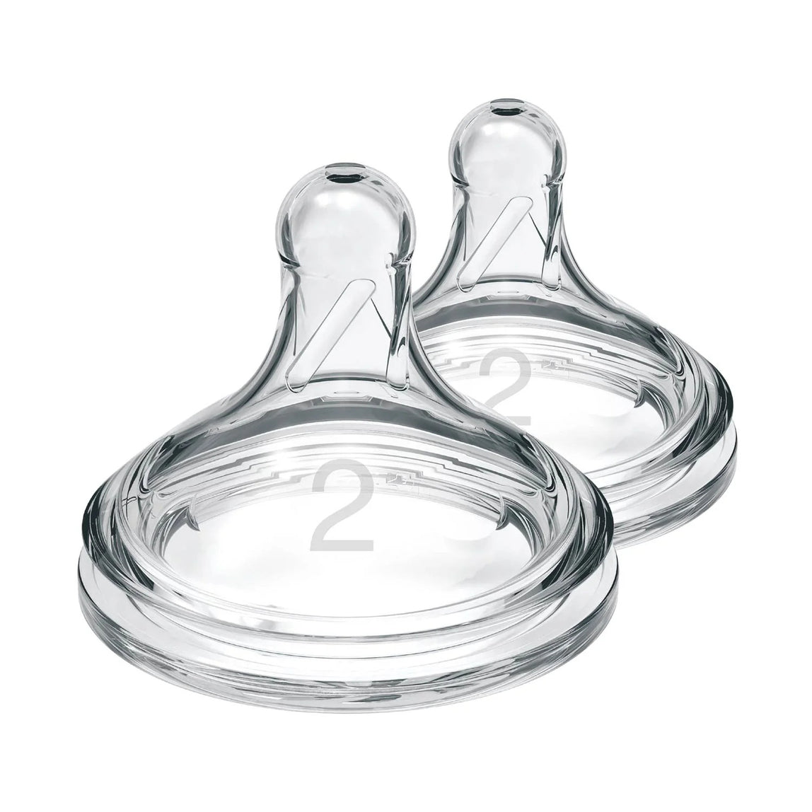 Dr. Brown's Natural Flow Level 2 Wide Neck  Silicone Nipple 2-Pack