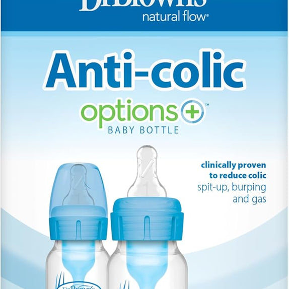 Dr. Brown's Natural Flow PP Plastic Options Plus Narrow Bottle 120ml - MamaApp