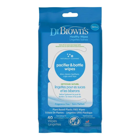 Dr. Brown's Pacifier & Bottle Wipes 40's - MamaApp