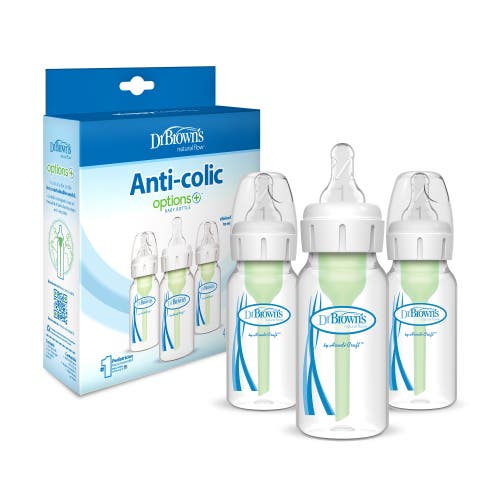 Dr Brown's Anti Colic Plastic Narrow Option+ Bottle 120ml
