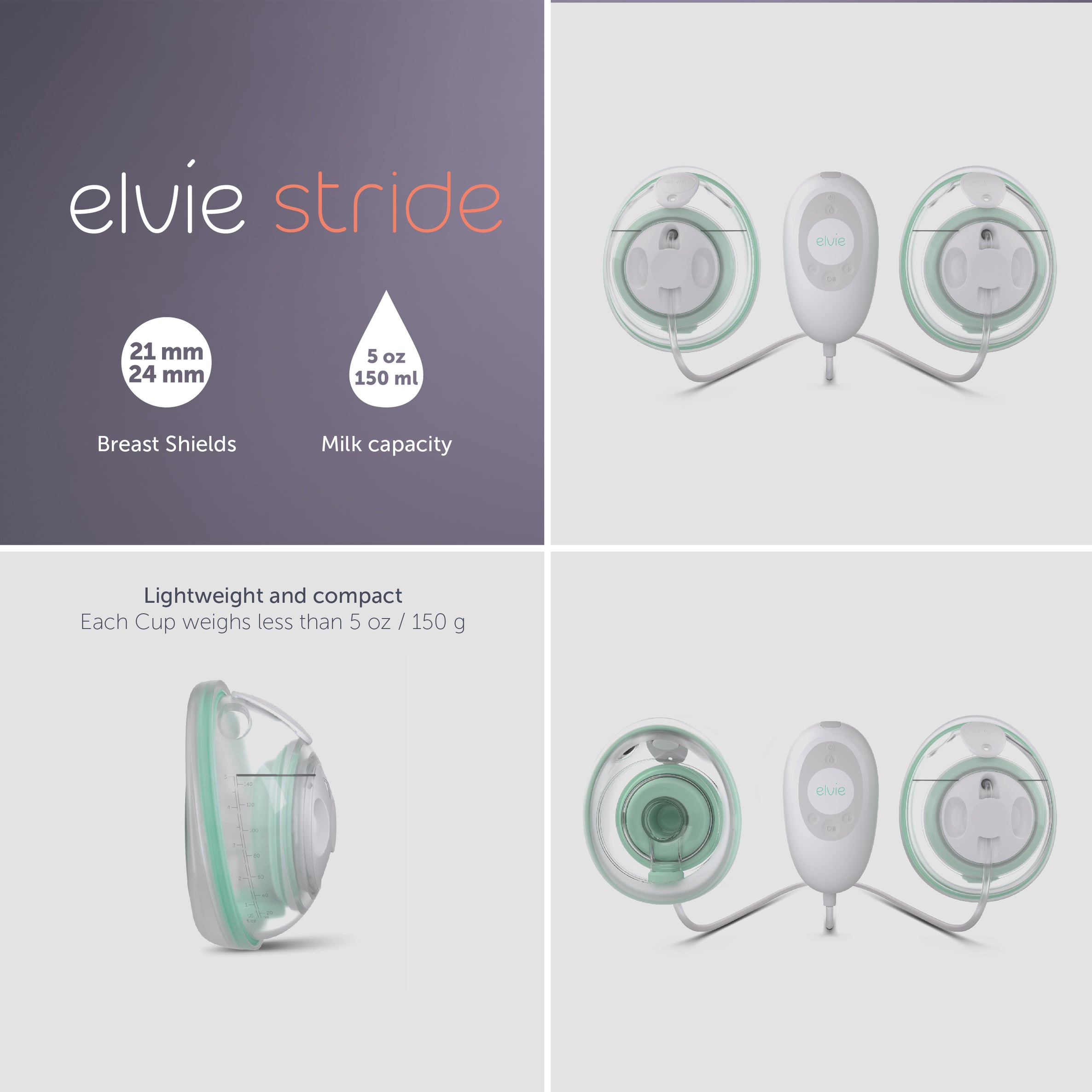 Elvie Stride - Double Electric Breast Pump