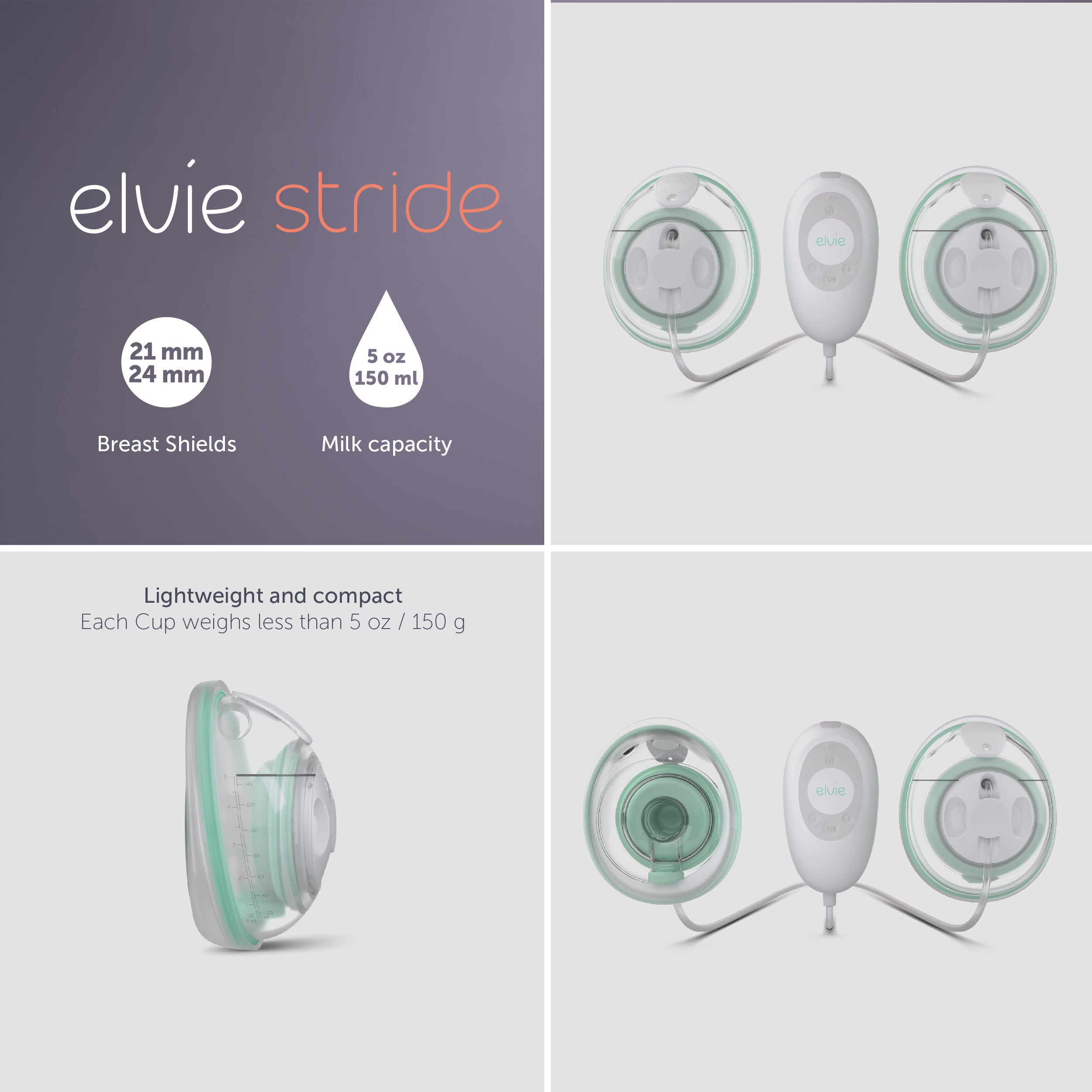 Elvie Stride - Double Electric Breast Pump