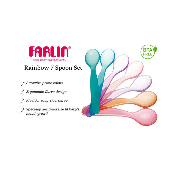 Farlin Rainbow Spoon Set