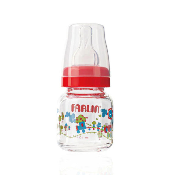Farlin Glass Feeding Bottle – 60ml - MamaApp Qatar