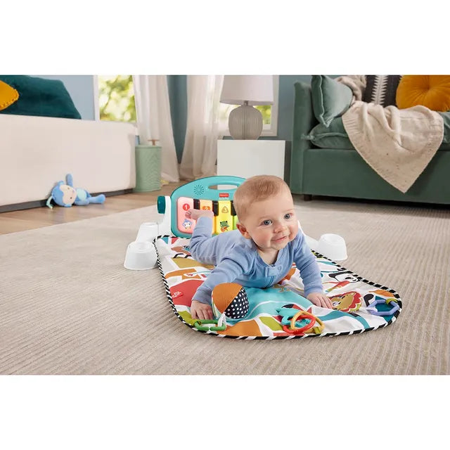 Fisher Price - Glow And Grow Kick And Play Piano Gym - Green